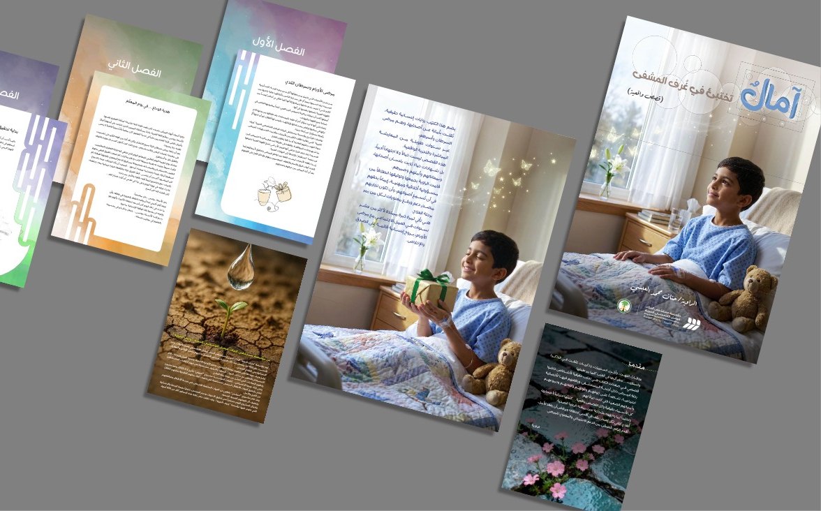Healthcare brochure series with children's photography